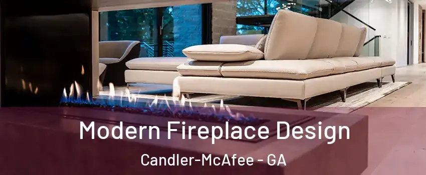  Modern Fireplace Design Candler-McAfee - GA